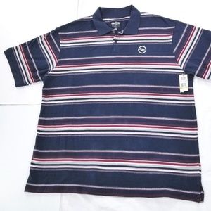 Ecko Polo Shirt Red White & Blue Stripes Size 4XB